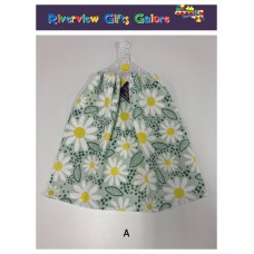 Crochet Top Hand Towel / Tea Towel - Daisies Crochet Top Hand Towel / Tea Towel - Daisies